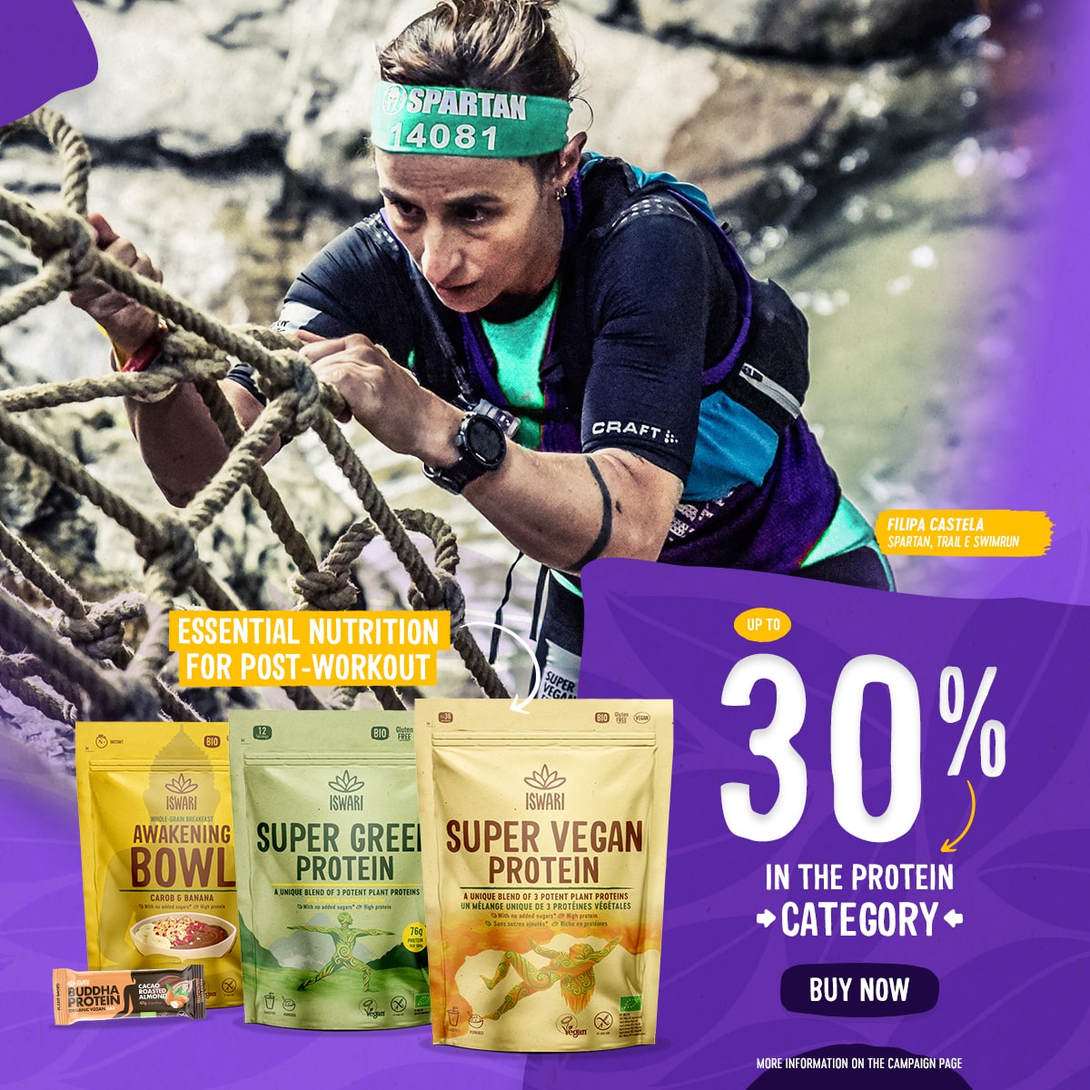 Up to 30% Protein